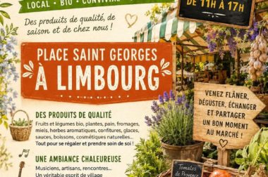 Marché de la Belle saison Place Saint-Georges à Limbourg